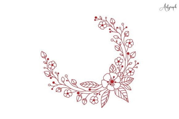Christmas Floral Frame Vector Review